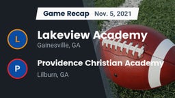 Recap: Lakeview Academy  vs. Providence Christian Academy  2021