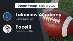 Recap: Lakeview Academy  vs. Pacelli  2022