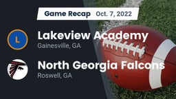 Recap: Lakeview Academy  vs. North Georgia Falcons 2022