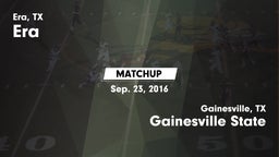 Matchup: Era vs. Gainesville State  2016