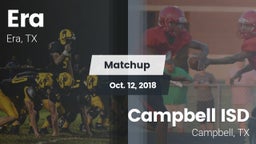 Matchup: Era vs. Campbell ISD 2018