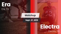 Matchup: Era vs. Electra  2019