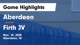 Aberdeen  vs Firth JV Game Highlights - Nov. 18, 2020