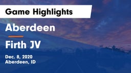 Aberdeen  vs Firth JV Game Highlights - Dec. 8, 2020