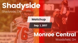 Matchup: Shadyside vs. Monroe Central  2017
