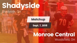 Matchup: Shadyside vs. Monroe Central  2018