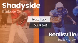 Matchup: Shadyside vs. Beallsville  2018