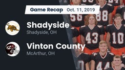 Recap: Shadyside  vs. Vinton County  2019