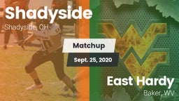 Matchup: Shadyside vs. East Hardy  2020