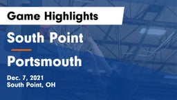 South Point  vs Portsmouth  Game Highlights - Dec. 7, 2021