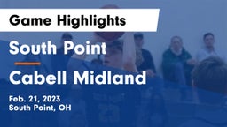 South Point  vs Cabell Midland  Game Highlights - Feb. 21, 2023