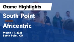 South Point  vs Africentric  Game Highlights - March 11, 2023