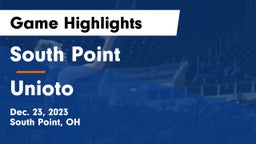 South Point  vs Unioto  Game Highlights - Dec. 23, 2023