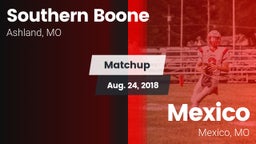 Matchup: Southern Boone vs. Mexico  2018