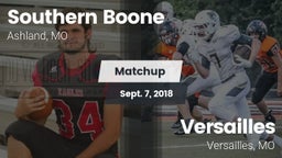Matchup: Southern Boone vs. Versailles  2018