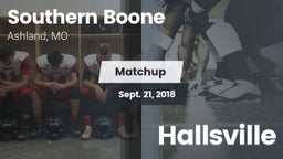 Matchup: Southern Boone vs. Hallsville 2018