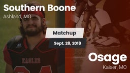 Matchup: Southern Boone vs. Osage  2018