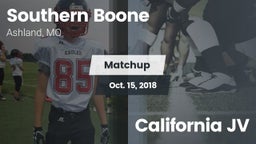 Matchup: Southern Boone vs. California JV 2018