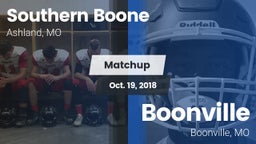 Matchup: Southern Boone vs. Boonville  2018