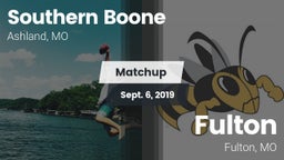 Matchup: Southern Boone vs. Fulton  2019