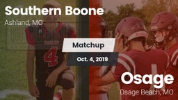 Matchup: Southern Boone vs. Osage  2019