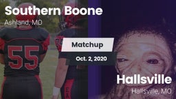 Matchup: Southern Boone vs. Hallsville  2020