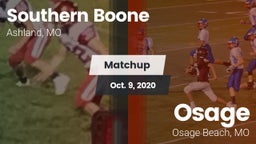 Matchup: Southern Boone vs. Osage  2020