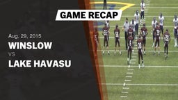 Recap: Winslow  vs. Lake Havasu  2015