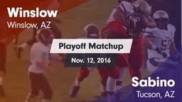 Matchup: Winslow vs. Sabino  2016