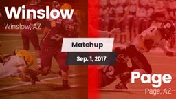Matchup: Winslow vs. Page  2017