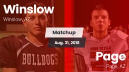 Matchup: Winslow vs. Page  2018