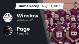 Recap: Winslow  vs. Page  2018