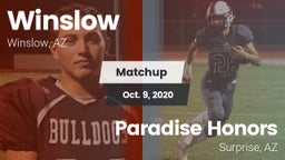 Matchup: Winslow vs. Paradise Honors  2020