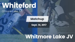 Matchup: Whiteford vs. Whitmore Lake JV 2017