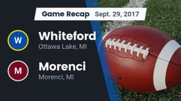 Recap: Whiteford  vs. Morenci  2017