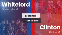Matchup: Whiteford vs. Clinton  2018
