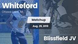 Matchup: Whiteford vs. Blissfield JV 2019