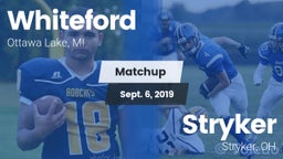 Matchup: Whiteford vs. Stryker  2019