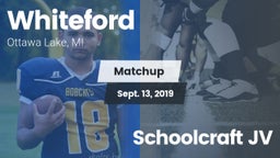 Matchup: Whiteford vs. Schoolcraft JV 2019