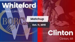 Matchup: Whiteford vs. Clinton  2019