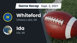 Recap: Whiteford  vs. Ida  2021