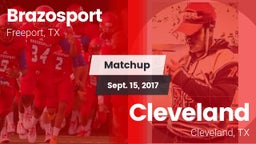 Matchup: Brazosport High vs. Cleveland  2017
