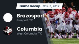 Recap: Brazosport  vs. Columbia  2017