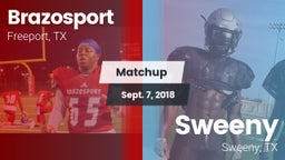 Matchup: Brazosport High vs. Sweeny  2018