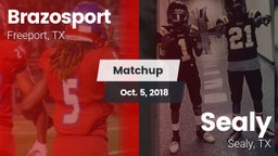 Matchup: Brazosport High vs. Sealy  2018