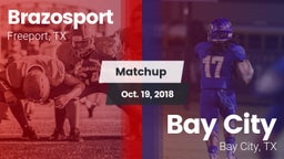Matchup: Brazosport High vs. Bay City  2018