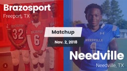 Matchup: Brazosport High vs. Needville  2018