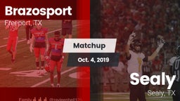 Matchup: Brazosport High vs. Sealy  2019