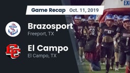 Recap: Brazosport  vs. El Campo  2019