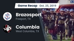 Recap: Brazosport  vs. Columbia  2019